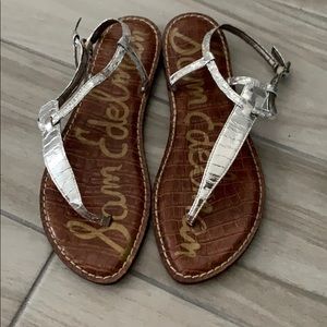 Sam Edelman Sandals Silver size 8
